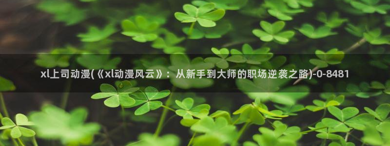 日本动漫在线：xl上司动漫(《xl动漫风云》：从新手到大师的职场逆袭之路)